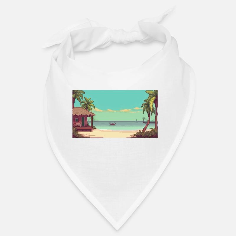 Isla Holbox, Mexiko - Pixel Art Bandana