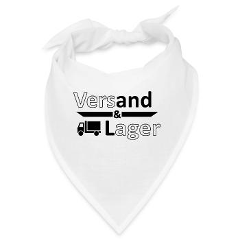 Versand und Lager - Versager-Arbeit Humor Vers.2 - Bandana - Weiß - Vorne