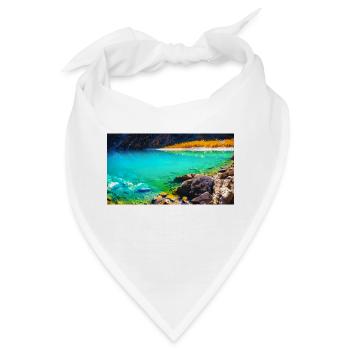 HERBST BERGSEE - Bandana - Weiß - Vorne