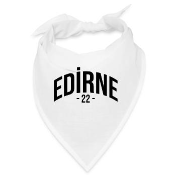 Edirne 22 Türkei Turkiye Geschenk Urlaub TR Türk - Bandana - Weiß - Vorne