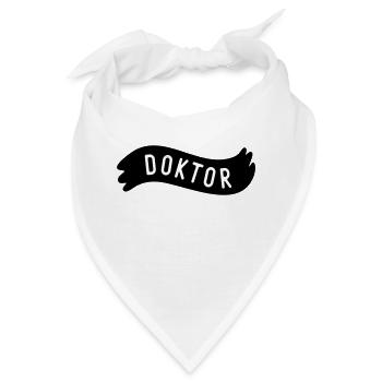 Doktor - Bandana - Weiß - Vorne
