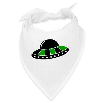 ufo - Bandana - Weiß - Vorne