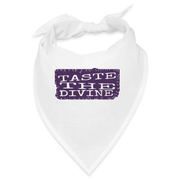 delightful dining cool culinary indulgence - Bandana - Weiß - Vorne