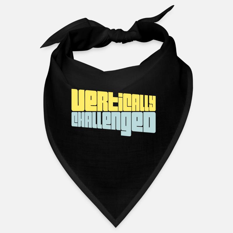 Vertically Challenged Funny Short People Joke Men Bandana