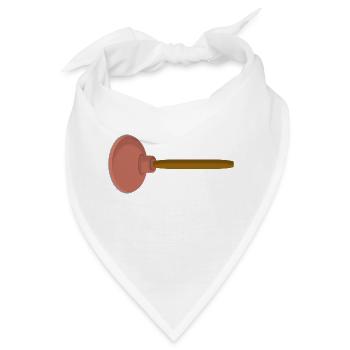 Toiletten Zubehör - Bandana - Weiß - Vorne