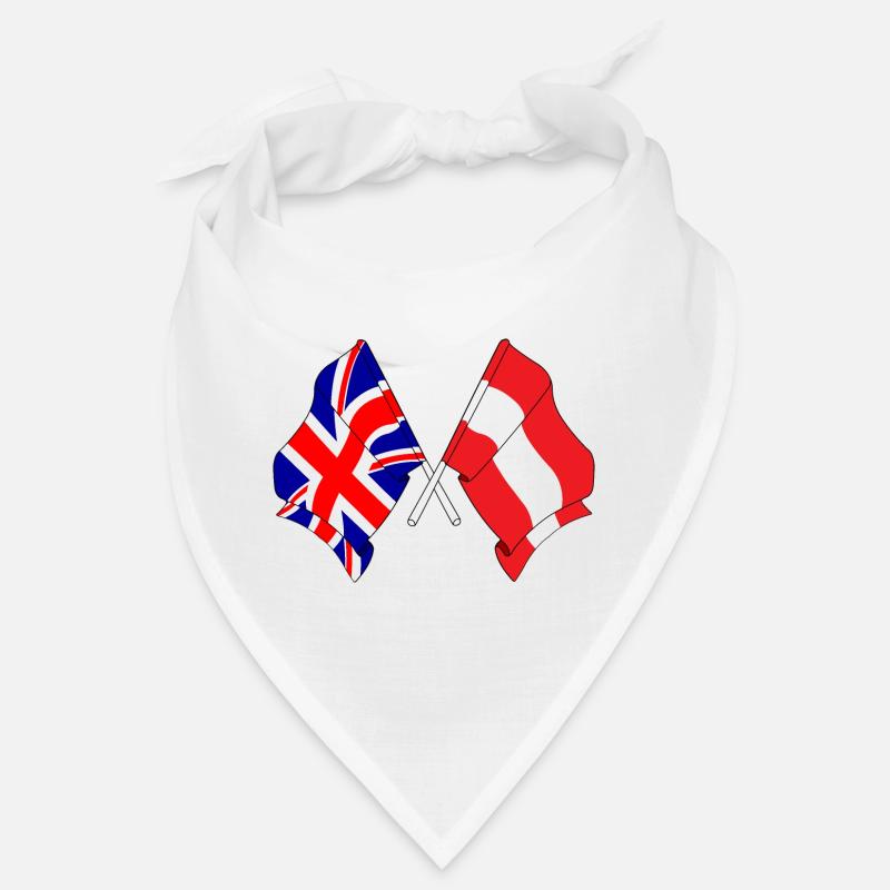 Drapeau de l’Angleterre, drapeau de l’Autriche Bandana