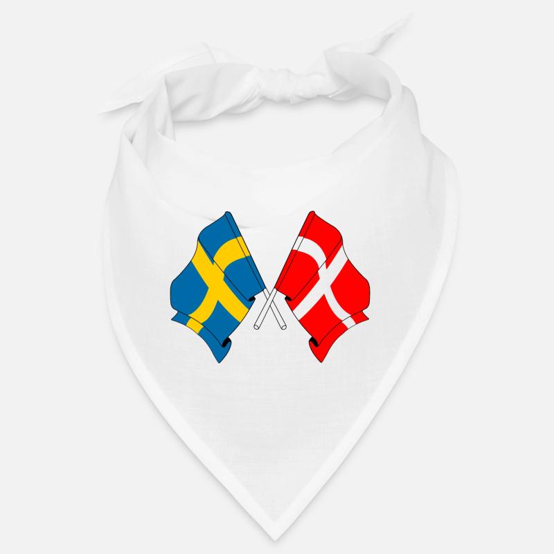 Drapeau de la Suède, drapeau du Danemark Bandana