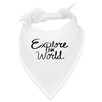 Explore the World - Bandana - Weiß - Vorne