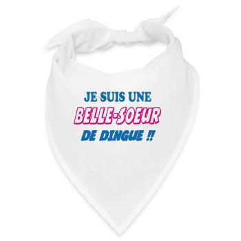 ICH BIN EINE VERRÜCKTE SCHWÄGERIN!! - Bandana - Weiß - Vorne