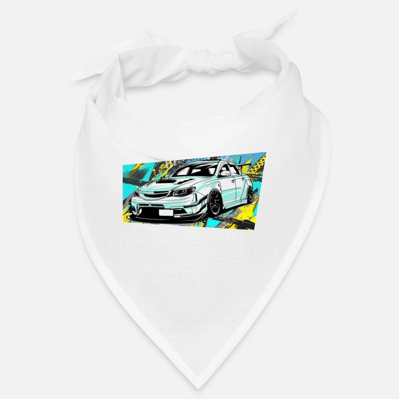 Style de bande dessinée automobile Bandana