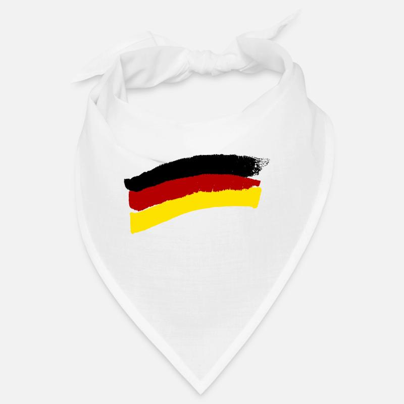 AllemagneDrapeau comme coups de pinceau Bandana