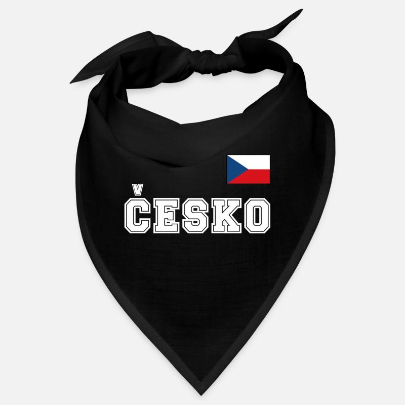 Look maillot de la République tchèque – Česko avec drapeau Bandana