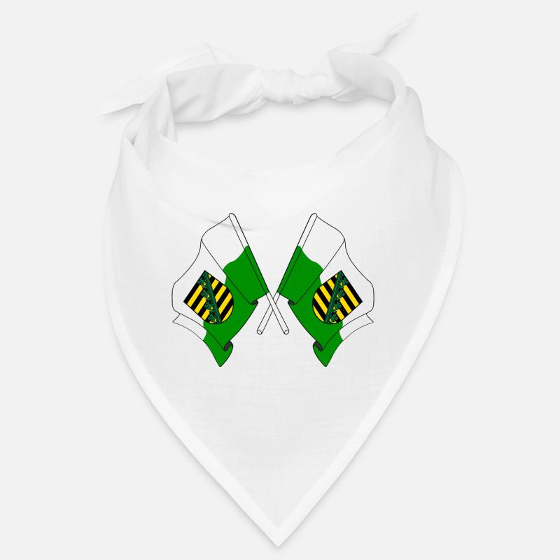 Two flags Saxony Bandana