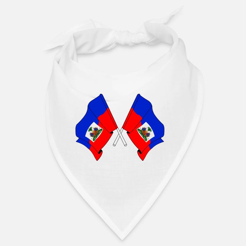 Two flags Haiti Bandana