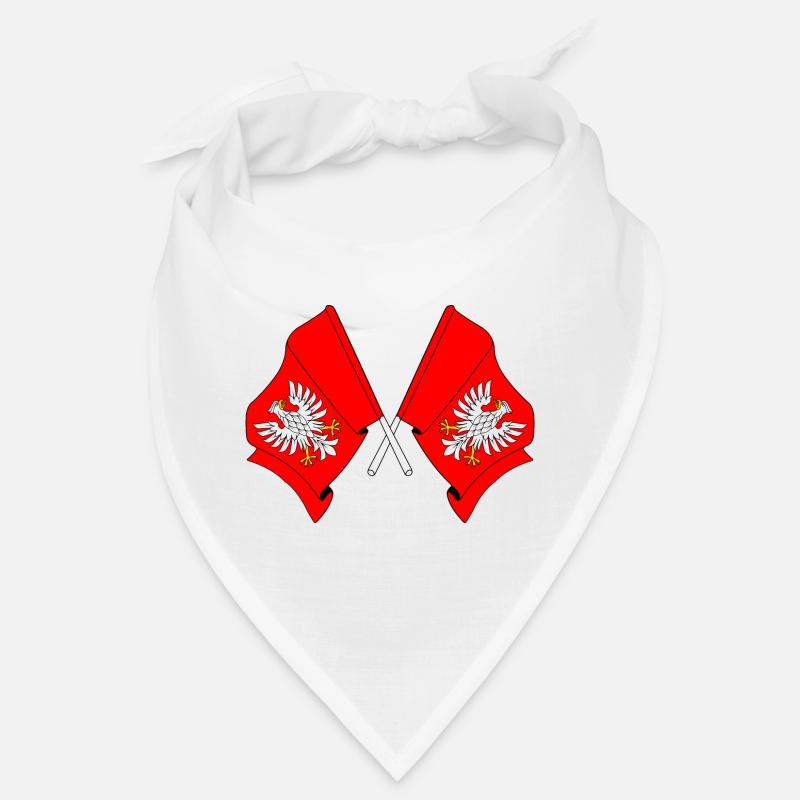 Zwei Flaggen Masowien Bandana