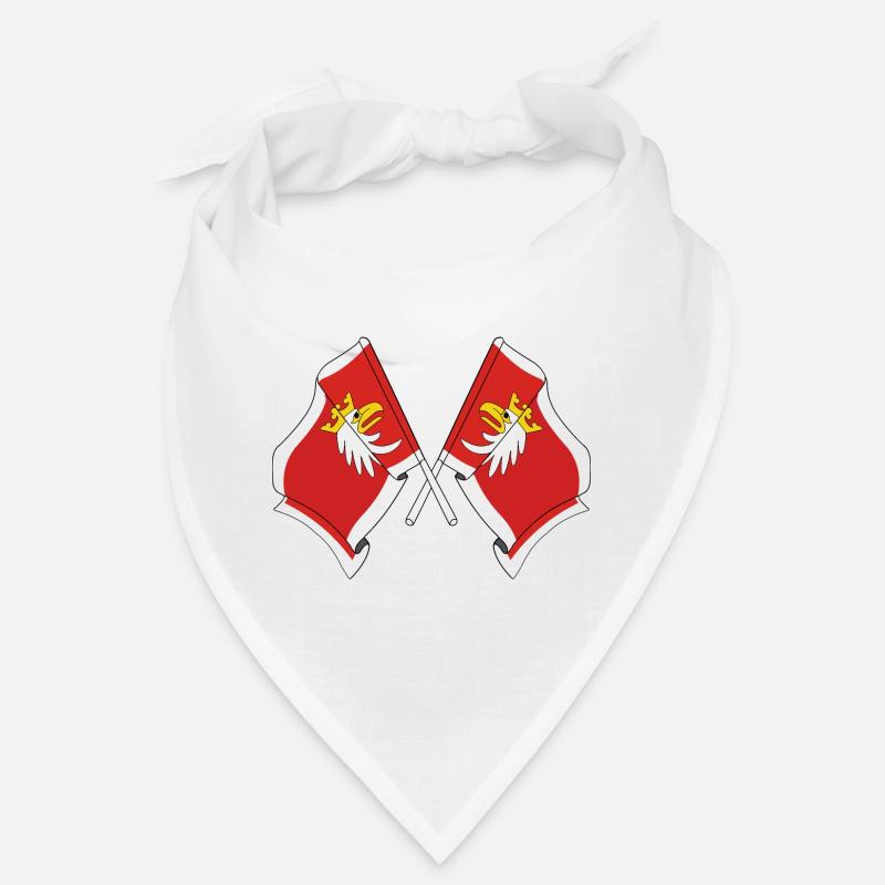 Deux drapeaux Warmia Mazurie Bandana