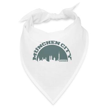 muenchen city 1 - Bandana - Weiß - Vorne