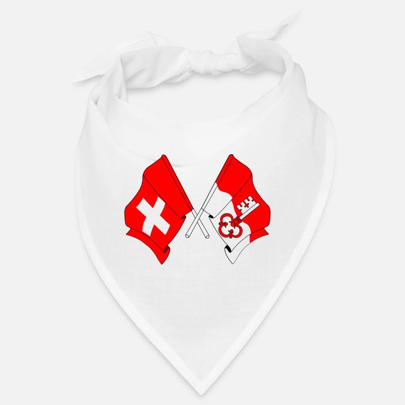 Drapeau de la Suisse et drapeau d’Obwald Bandana