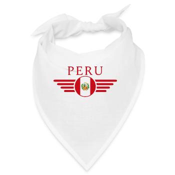 Ich liebe Peru, Eleganz Stil Design T-Shirt - Bandana - Weiß - Vorne