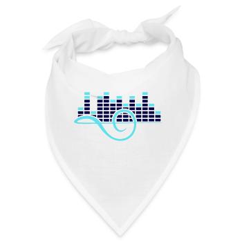 Musik Produktion Notenschlüssel Note Melodie Sound - Bandana - Weiß - Vorne
