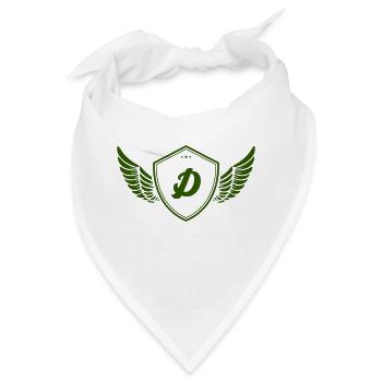 wappen d - Bandana - Weiß - Vorne