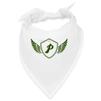 wappen p - Bandana - Weiß - Vorne