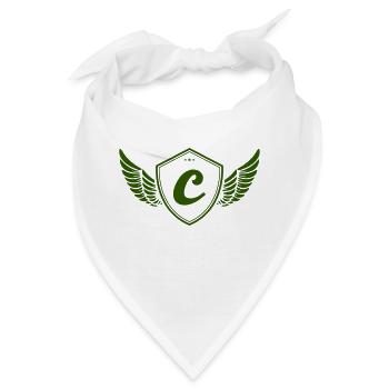 wappen c - Bandana - Weiß - Vorne