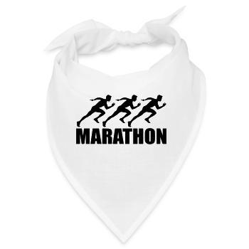 marathon - Bandana - Weiß - Vorne