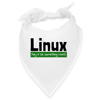 Linux Computer Computerarbeit witzige Sprüche Nerd - Bandana - Weiß - Vorne