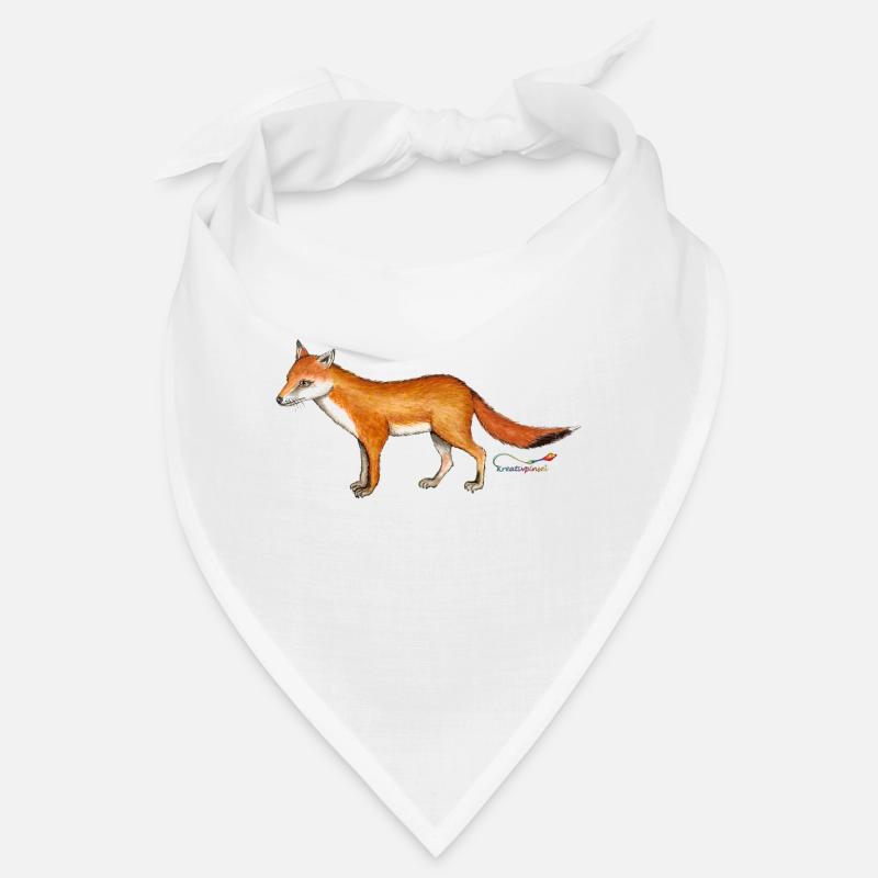 Fuchs (Vulpes vulpes) - Bandana - Weiß