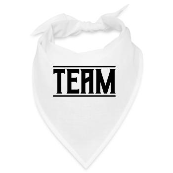 team - Bandana - Weiß - Vorne