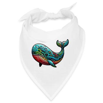 Wal - Bandana - Weiß - Vorne