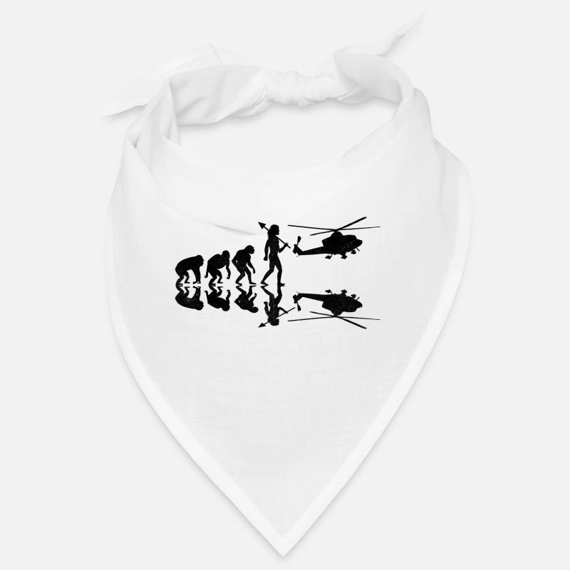 Retro Evolution Hubschrauber Flieger Pilot Chopper H Bandana