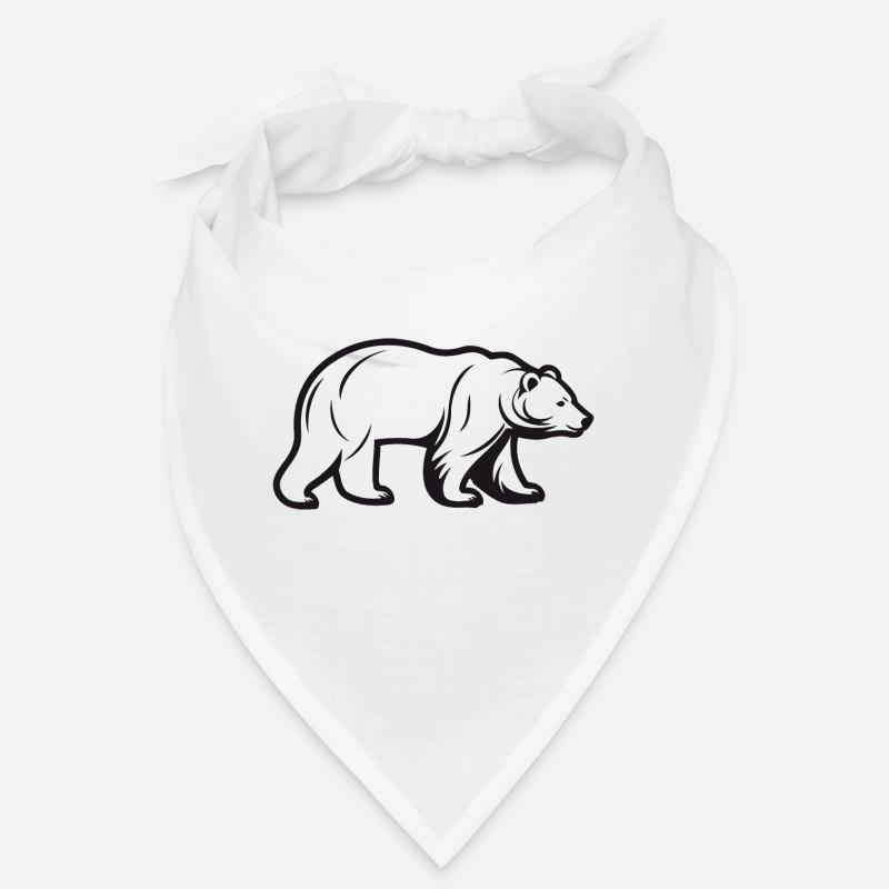 Bear Silhouette Bandana