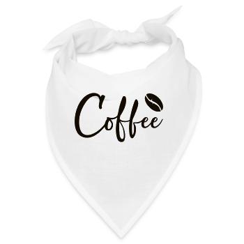 Coffee - Bandana - Weiß - Vorne