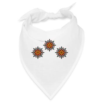 frost eiskristall 3 - Bandana - Weiß - Vorne