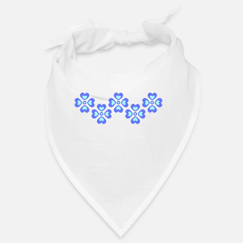 Beaucoup de fleurs colorées belle conception de motif décoratif Bandana