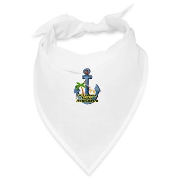 Wir ankern bei den Inselcampern - Bandana - Weiß - Vorne