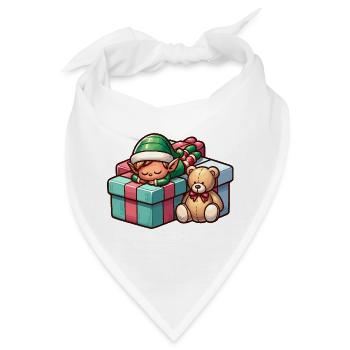 Wichtel Zwerge - Bandana - Weiß - Vorne