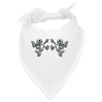 Skull Dancing - Bandana - Weiß - Vorne
