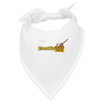 Bienenflüsterer // Illustration - Bandana - Weiß - Vorne