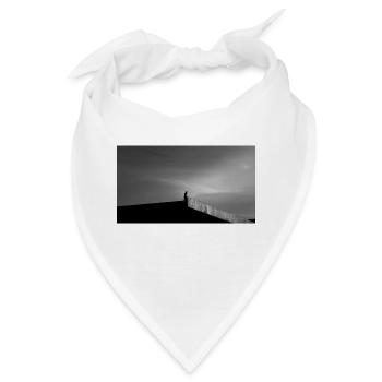 Der Falke auf dem Dach - Bandana - Weiß - Vorne