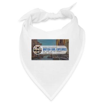 Rund um den Globus mit British Girl Explores - Bandana - Weiß - Vorne
