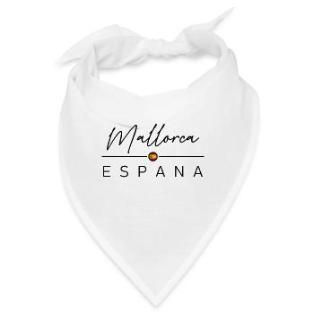 Spain - Mallorca - Spanien - Espana - Bandana - Weiß - Vorne