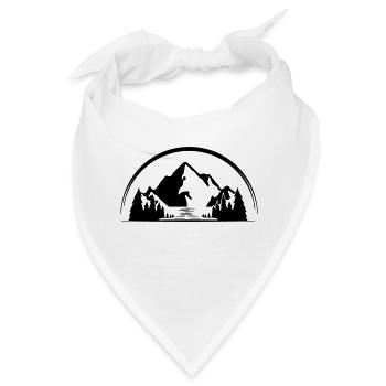 mountains - Bandana - Weiß - Vorne