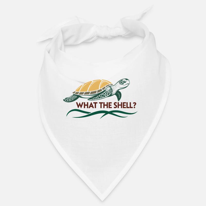What the Shell? - Bandana - white