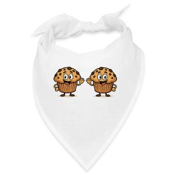 muffin comic 2 - Bandana - Weiß - Vorne