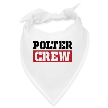 Polter Crew - Bandana - Weiß - Vorne