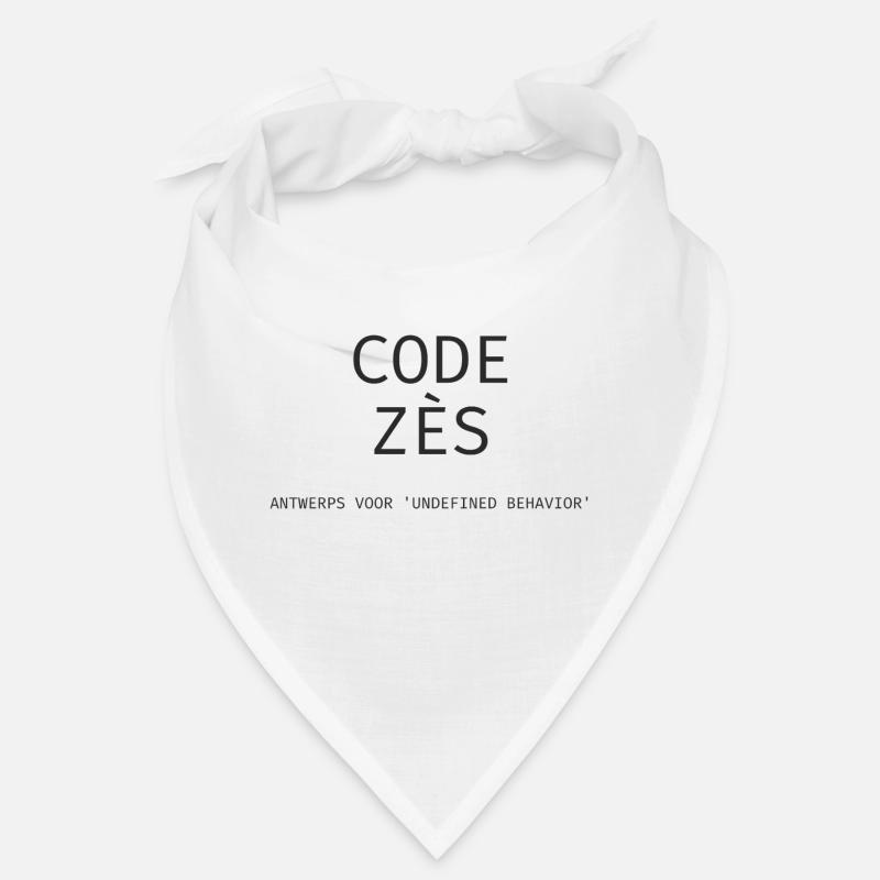 Antwerp: "Code Zès!" – Tech Dialect Shirt Bandana