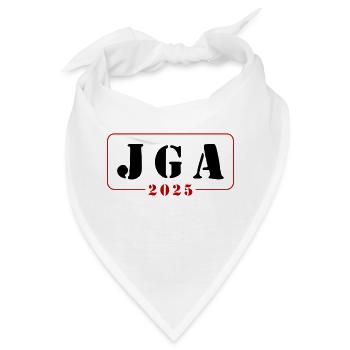Jga 2025 Junggesellenabschied - Bandana - Weiß - Vorne
